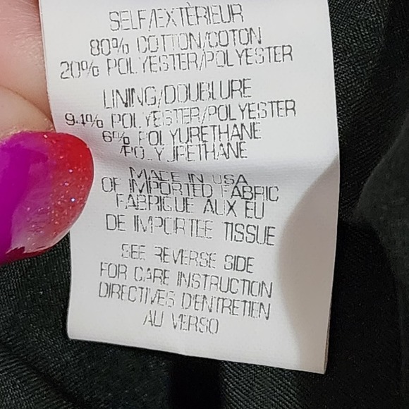 Theory Black Zipped V Neck Lined Shift Dress‎ Sayidres Leira Zip Front size 8 - Picture 9 of 15